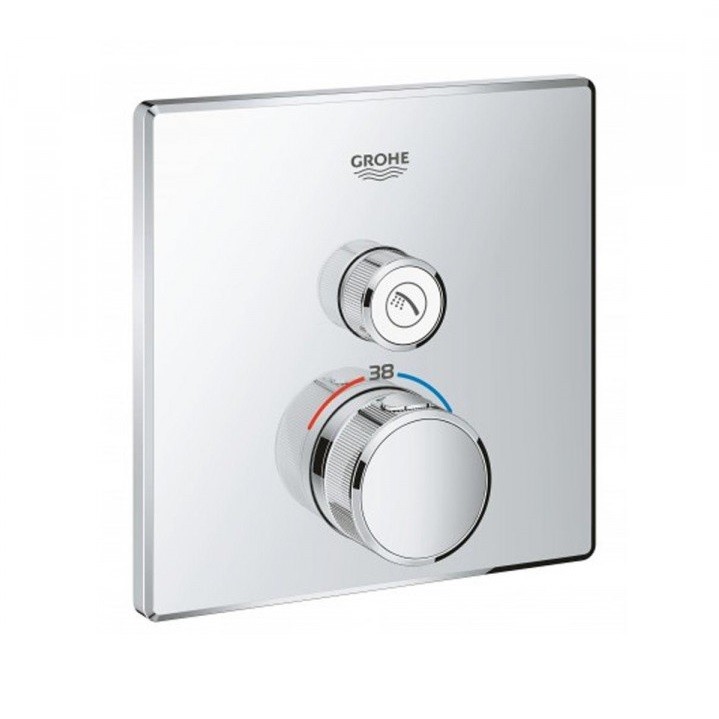 

Внешняя Часть Термостата Для Душа Grohe Grohtherm Smartcontrol 29123000 На 1 Выход 118985