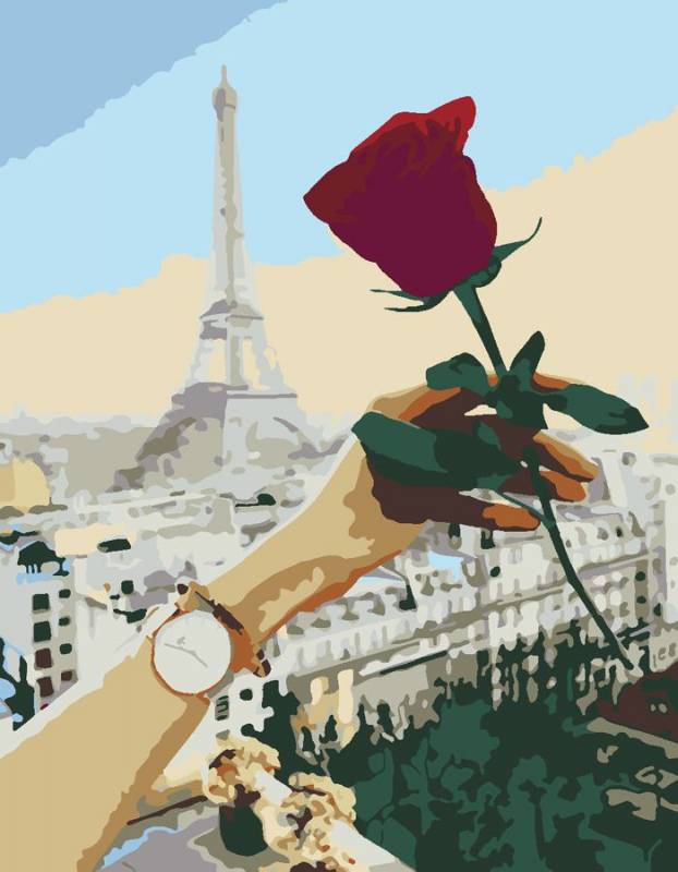 

Набор для творчества Rosa Start акриловая живопись по номерам Роза 35 х 45 см (4823098515395)