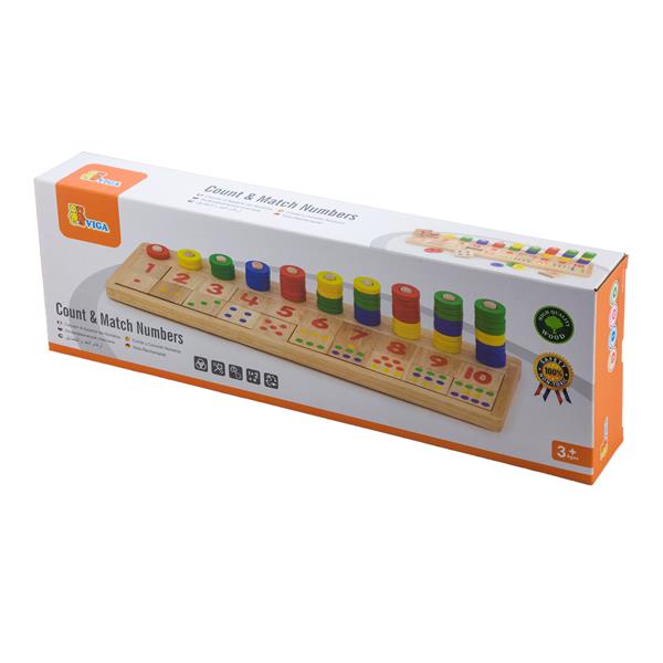 

Деревянный набор Viga Toys Цифры и счет (59072)