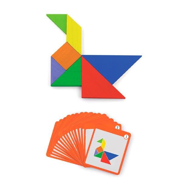

Игра Viga Toys Магнитный танграм, 35 эл. (50643)