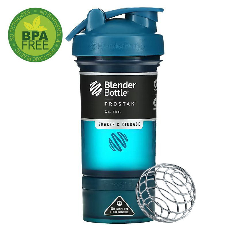 Blenderbottle Prostak (22oz) - 650ml BPA-Free Phthalate-Free