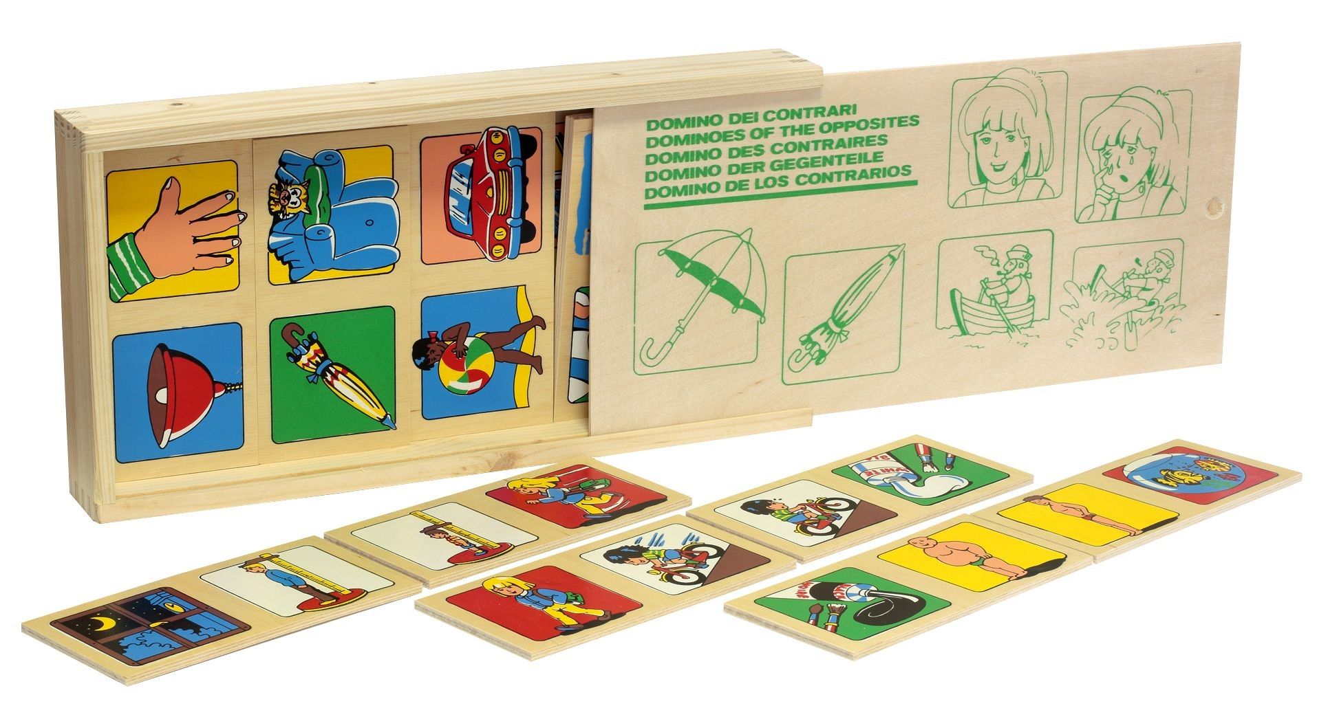 

Настільная ігра доміно Протилежності Lam Toys 20 деталей 15.50х7.70х0.50 (1504)