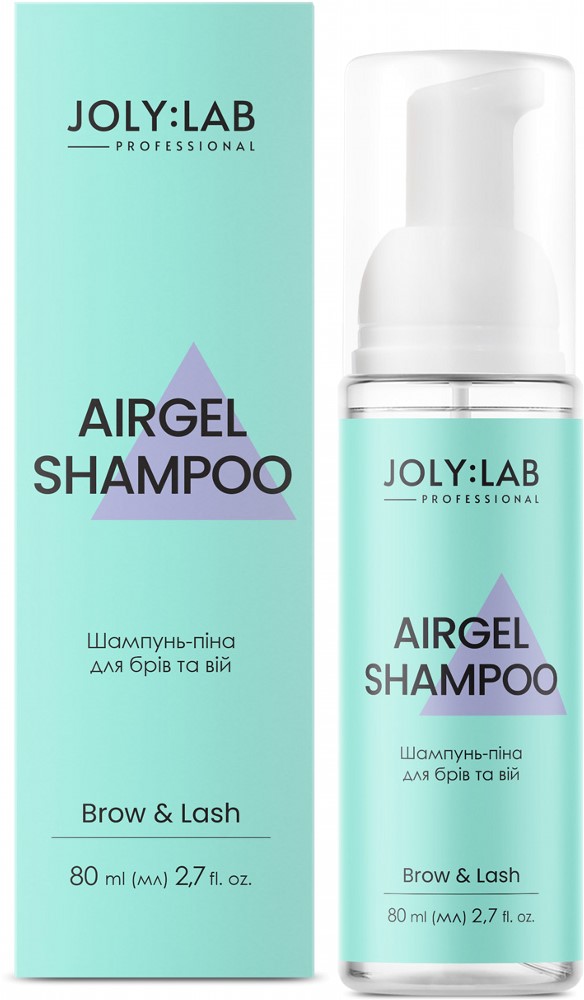 Шампунь-пена для бровей и ресниц Joly:Lab Airgel Shampoo 80 мл ...