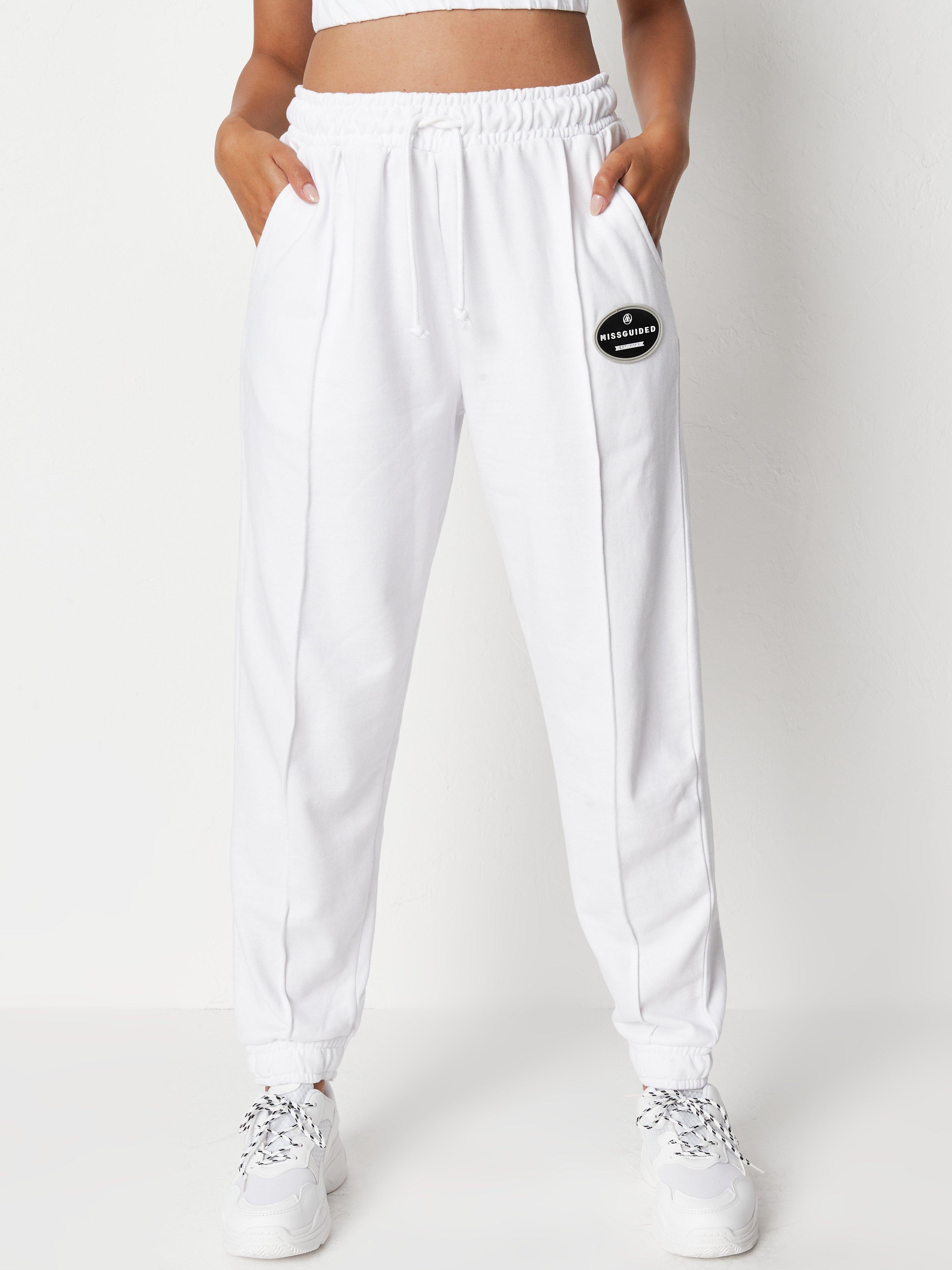 Акція на Спортивні штани жіночі Missguided CL113620 46 Білі від Rozetka