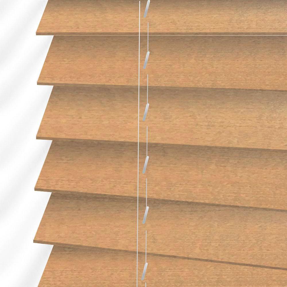 

Жалюзи деревянные горизонтальные 100x160 cм 50 мм кленовый Sundeco