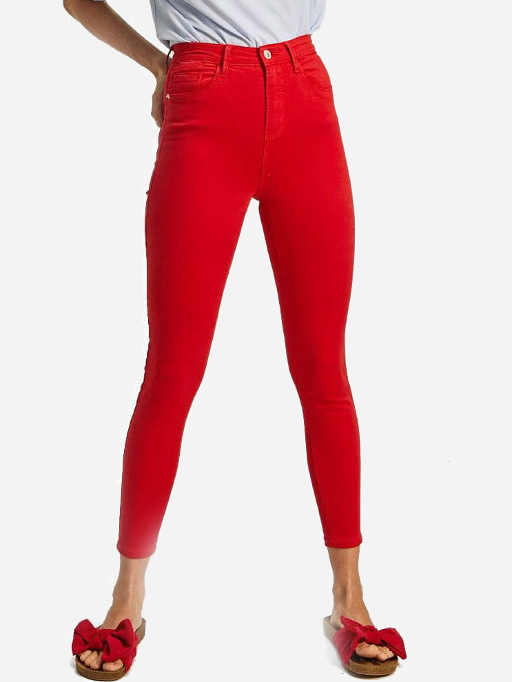 Джинсы Skinny женские Stradivarius 1120/819/100 32 Красные ...