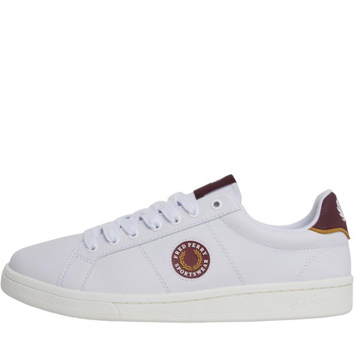 

Кроссовки Fred Perry B721 Leather/Badge White White, 40