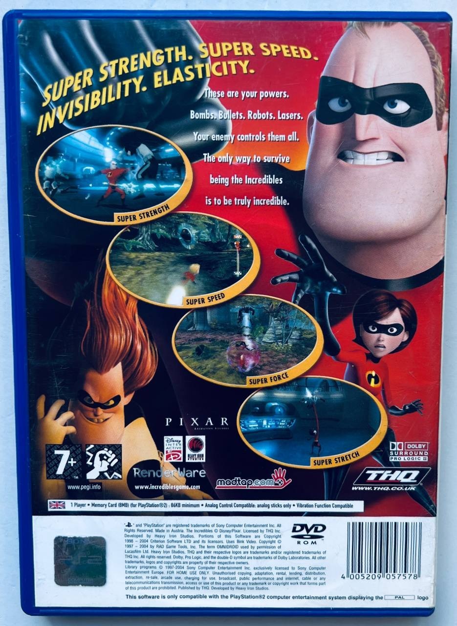 ROZETKA » The Incredibles, Б/У, английская версия - диск для PlayStation 2  от продавца: RetroGaming Shop купить в Украине: цена, отзывы