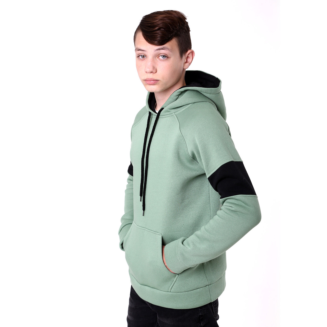 

Подростковый худи на флисе LBM 59 152 см Фисташка