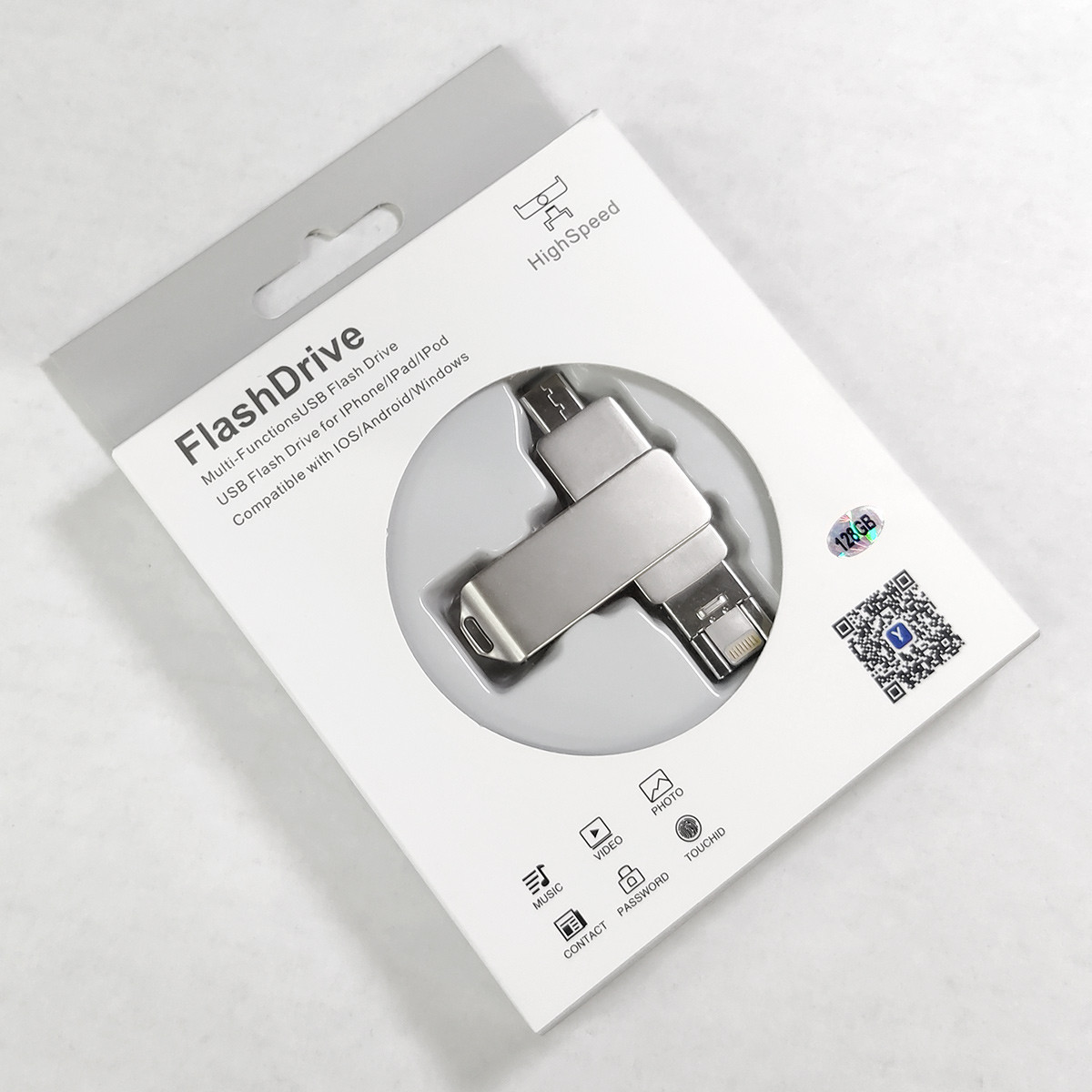 Флешка 3в1 128ГБ Lightning USB Type-C для Apple iPhone iPad, компьютера,  ноутбука, металлическая двухсторонняя – фото, отзывы, характеристики в  интернет-магазине ROZETKA от продавца: РАДІОТЕКА | Купить в Украине: Киеве,  Харькове, Днепре, Одессе,