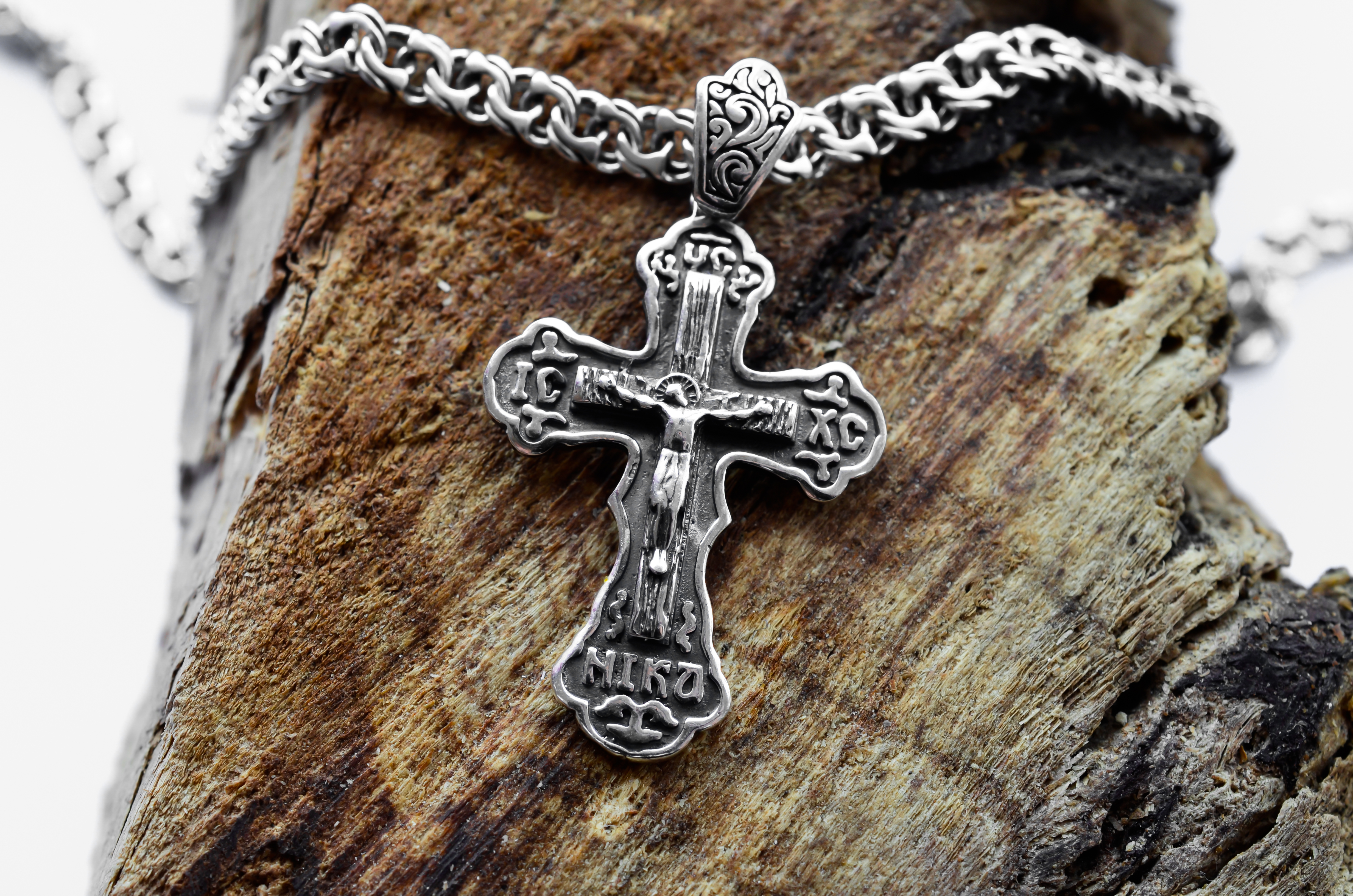

Серебряный крест Meridian 925 пробы Кр109