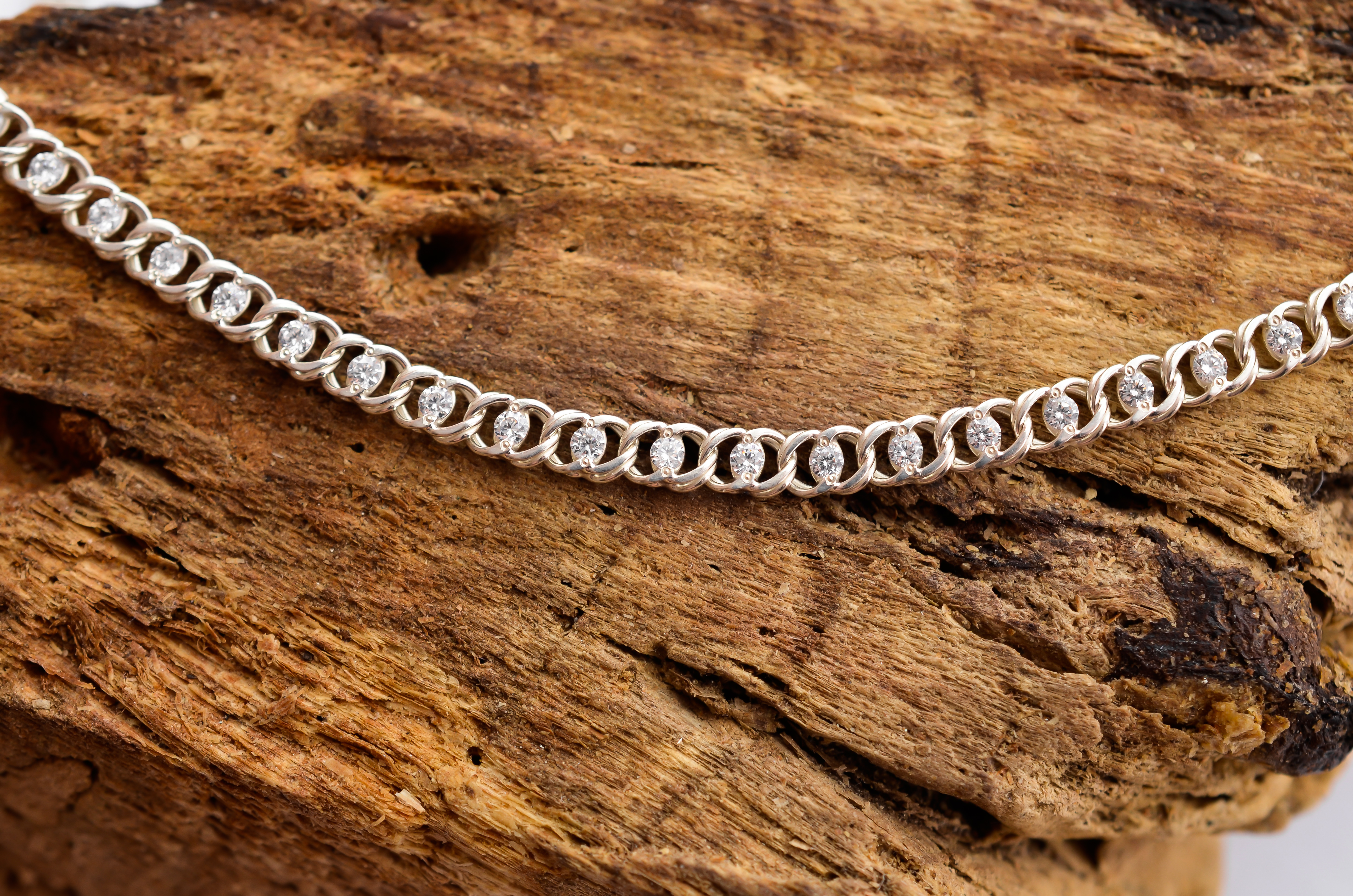 

Женский серебряный браслет Meridian 925 пробы Арабский бисмарк с фианитами 19 размер 24012/4-2,0119