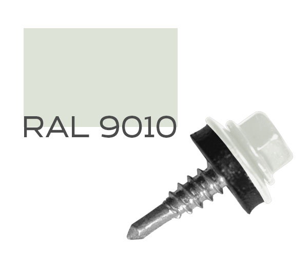 

Саморез кровельный по металлу MAXPRO с шайбой EPDM RAL-9010 4,8х19 250 шт (SDSM-48199010)