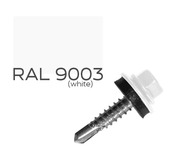 

Саморез кровельный по металлу MAXPRO с шайбой EPDM RAL-9003 5,5х25 250 шт (SDSM-5525)