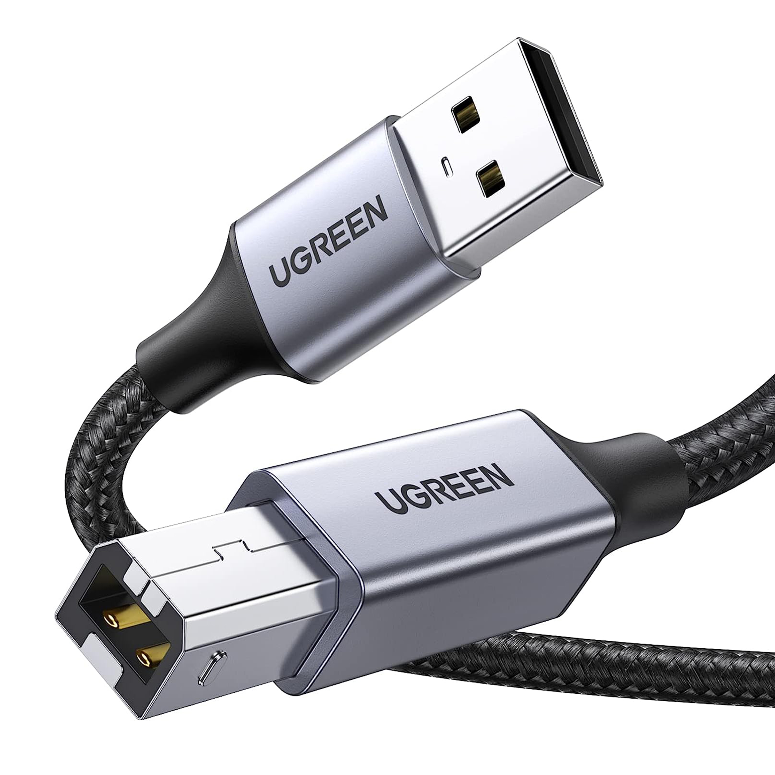 Кабель Ugreen 1.5м USB - USB Type-B 2.0 480 Мбит/с 2A USB-A на USB-B ...