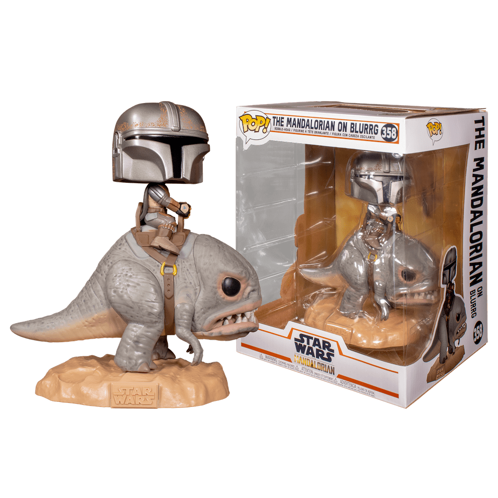 

Фигурка Funko Pop Фанко Поп Мандалорец The Mandalorian on Blurrg Мандалорец на блурге 15 см Movies TM MB 358