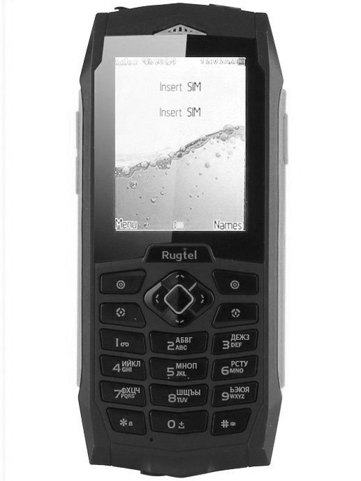 

Защищенный мобильный телефон Land rover Rugtel R1 black 3G +Wi-Fi