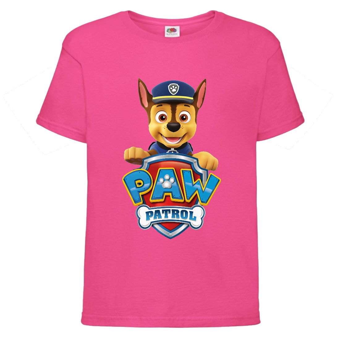 

Футболка детская Щенячий патруль (Paw Patrol) розовая (racer-pink) размер 116 см