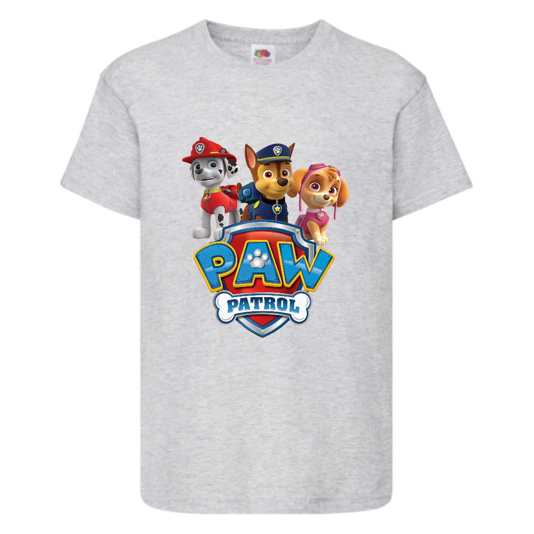 

Футболка детская Щенячий патруль (Paw Patrol) серая (puppies-5-gray) размер 116 см