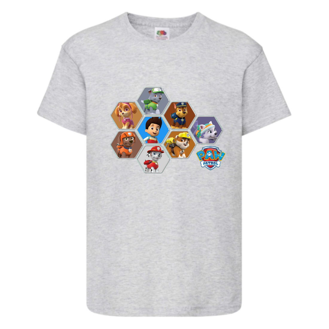 

Футболка детская Щенячий патруль (Paw Patrol) серая (puppies-6-gray) размер 116 см