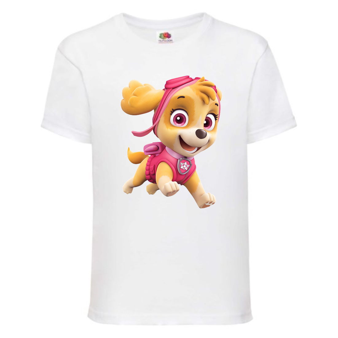 

Футболка детская Щенячий патруль (Paw Patrol) Скай белая 98 см