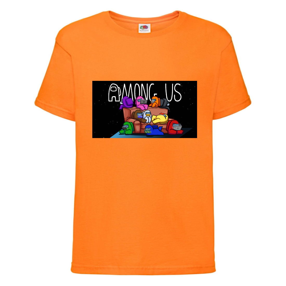 

Футболка детская Амонг АС (Among US) оранжевая (among-us-002-orange) 164 см