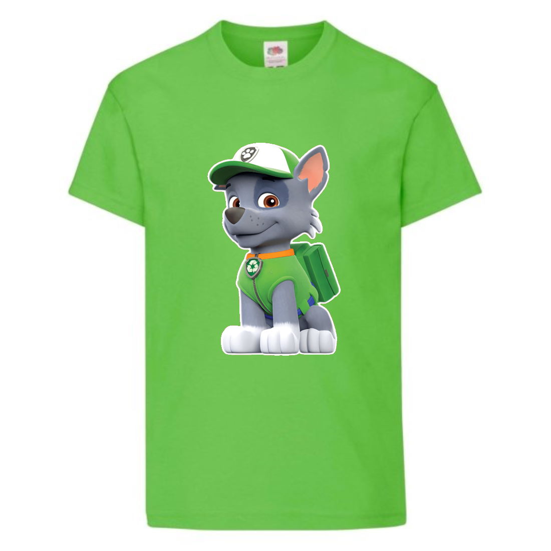 

Футболка детская Щенячий патруль (Paw Patrol) светло-зеленая (rocky-green) размер 116 см
