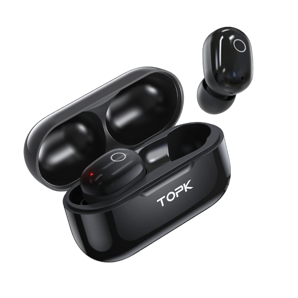 

Беспроводные сенсорные TWS наушники TOPK T12 Black