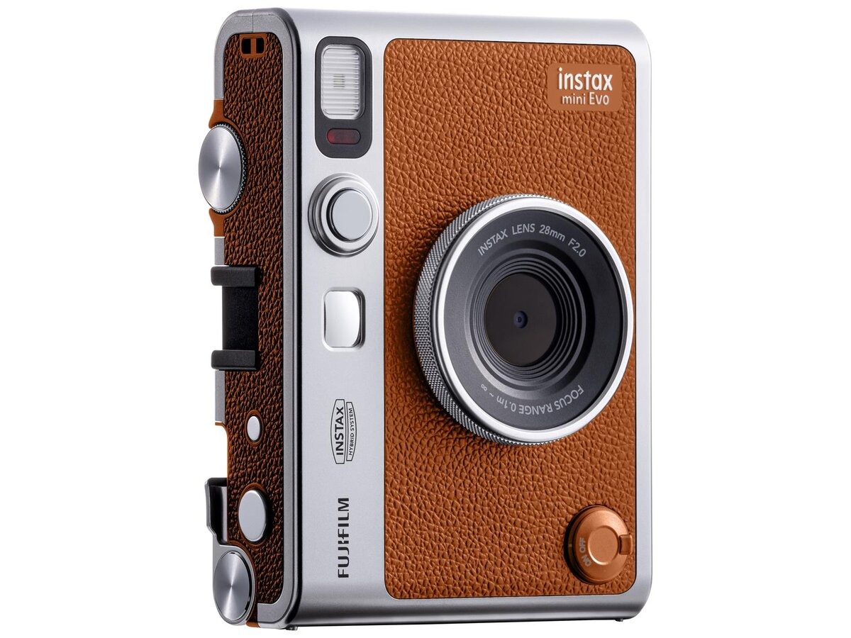 Камера моментальной печати Fujifilm Instax Mini Evo Hybrid Brown купить на  ROZETKA | Отличная цена на Камера моментальной печати Fujifilm Instax Mini  Evo Hybrid Brown от продавца: Be Modern с обзорами и