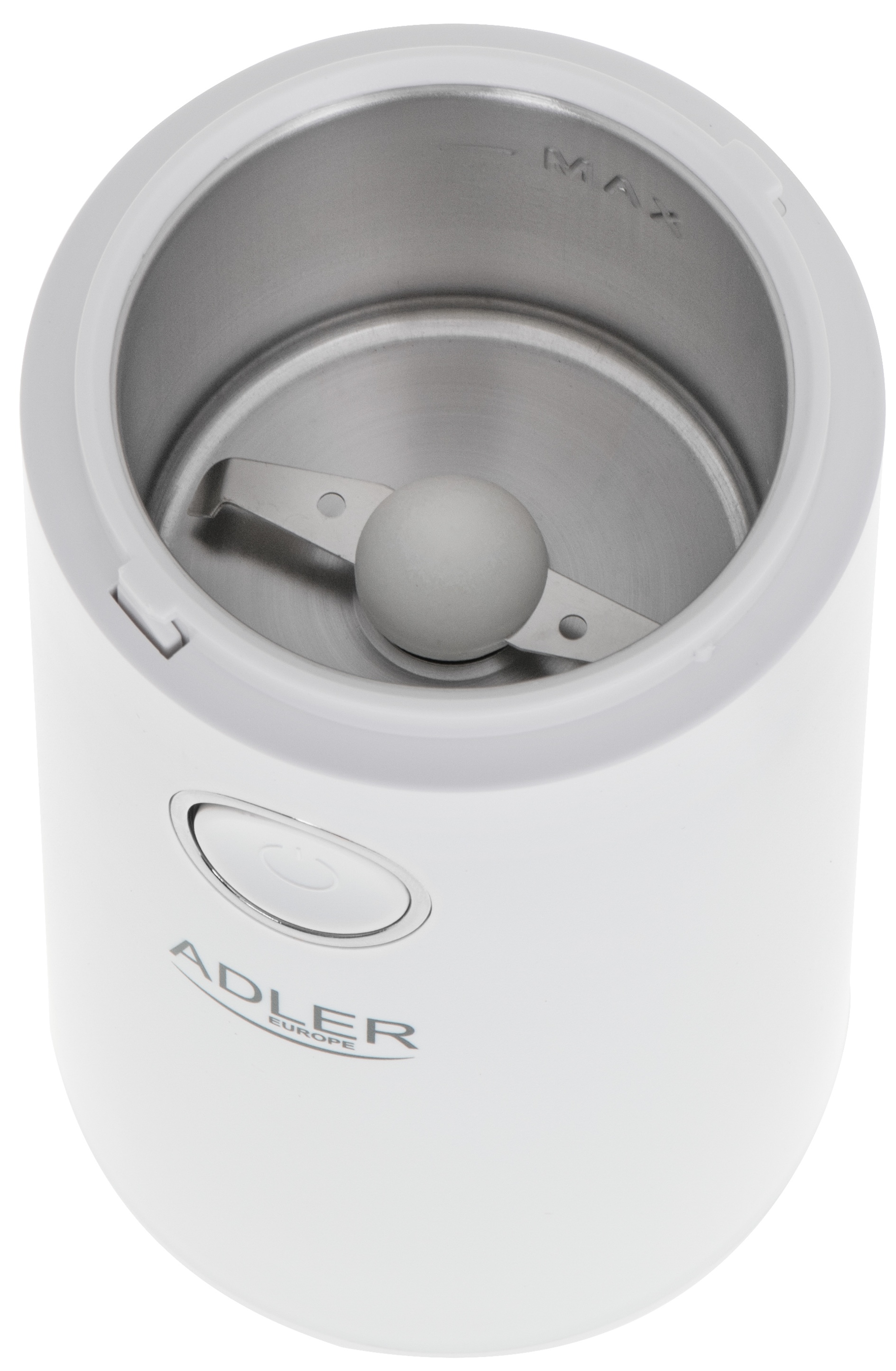 фото Кофемолка Adler AD 4446 White/Silver
