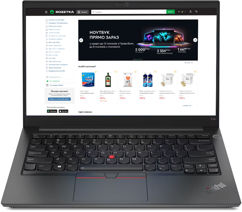 Ноутбук Lenovo ThinkPad E14 Gen 4 (21E3006BRA) Black – фото, отзывы ...