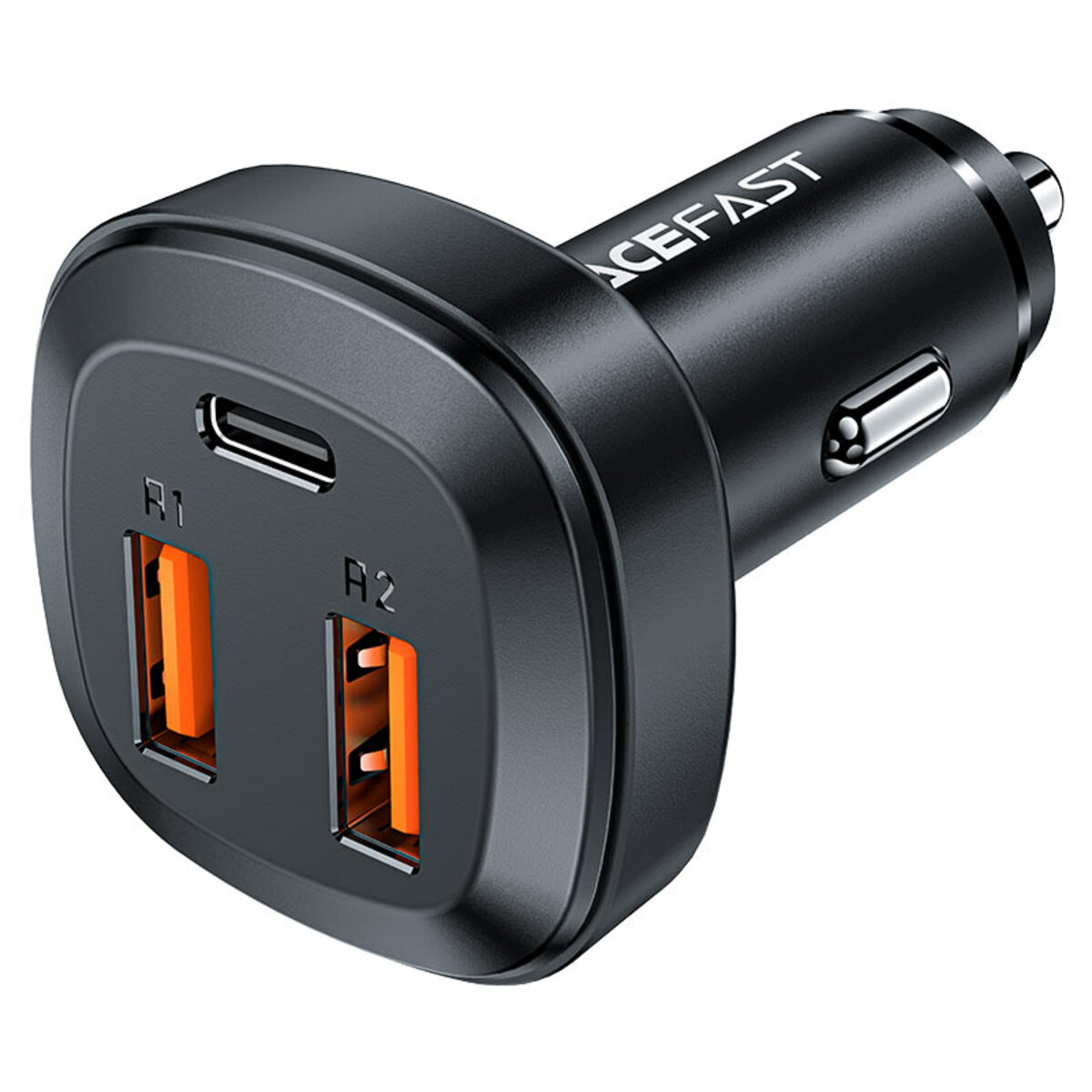Автомобильное ЗУ АЗП ACEFAST B9 66W QT 3.0 2 USB 1Type-C (AFB9) Black ...