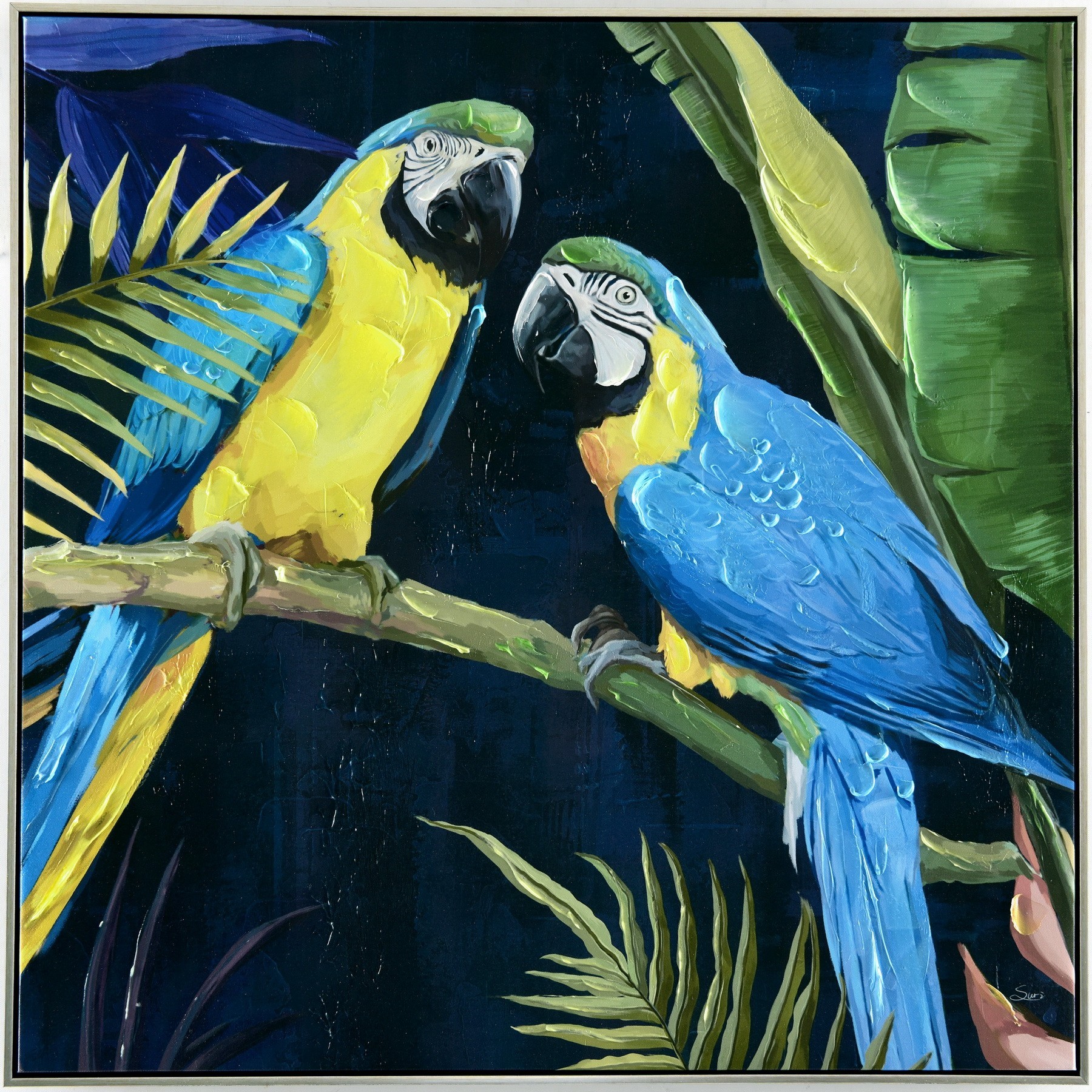 

Картина Open Space Parrots 83x83 см J2-P1710-1