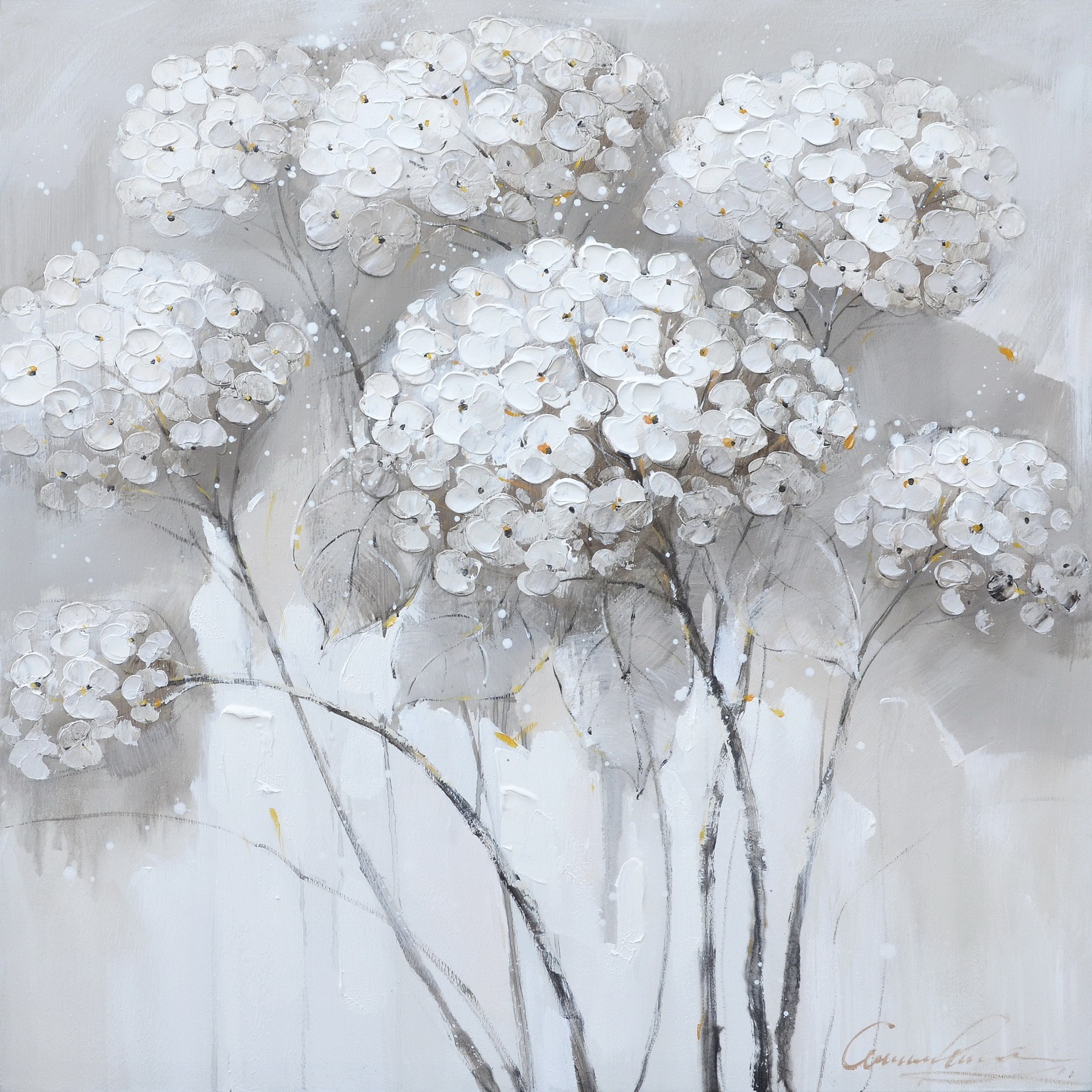 

Картина Open Space White Blossom 103x103 см W-10489-2