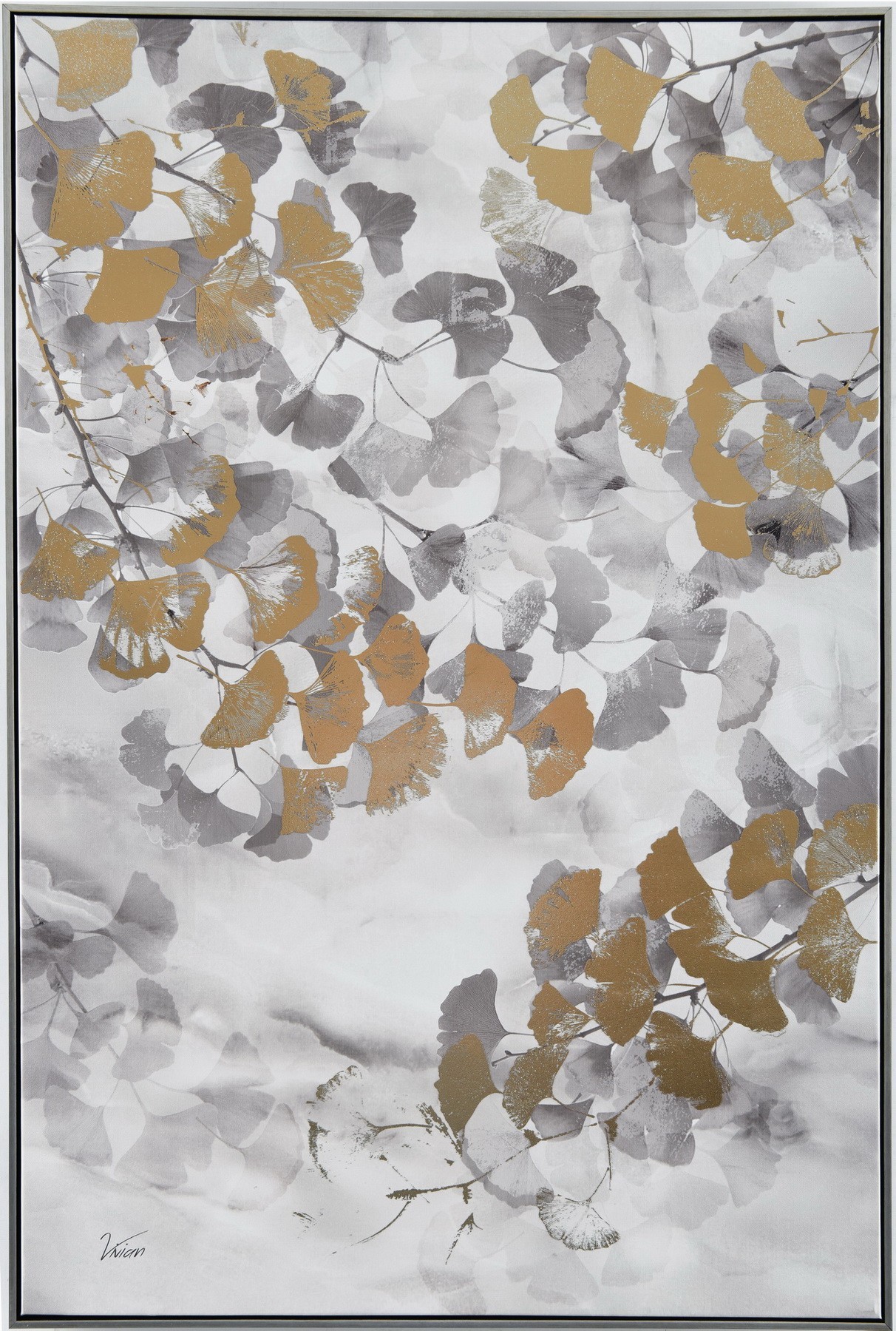 

Картина Open Space Golden Leaves 80x120 см V-P1758G-1