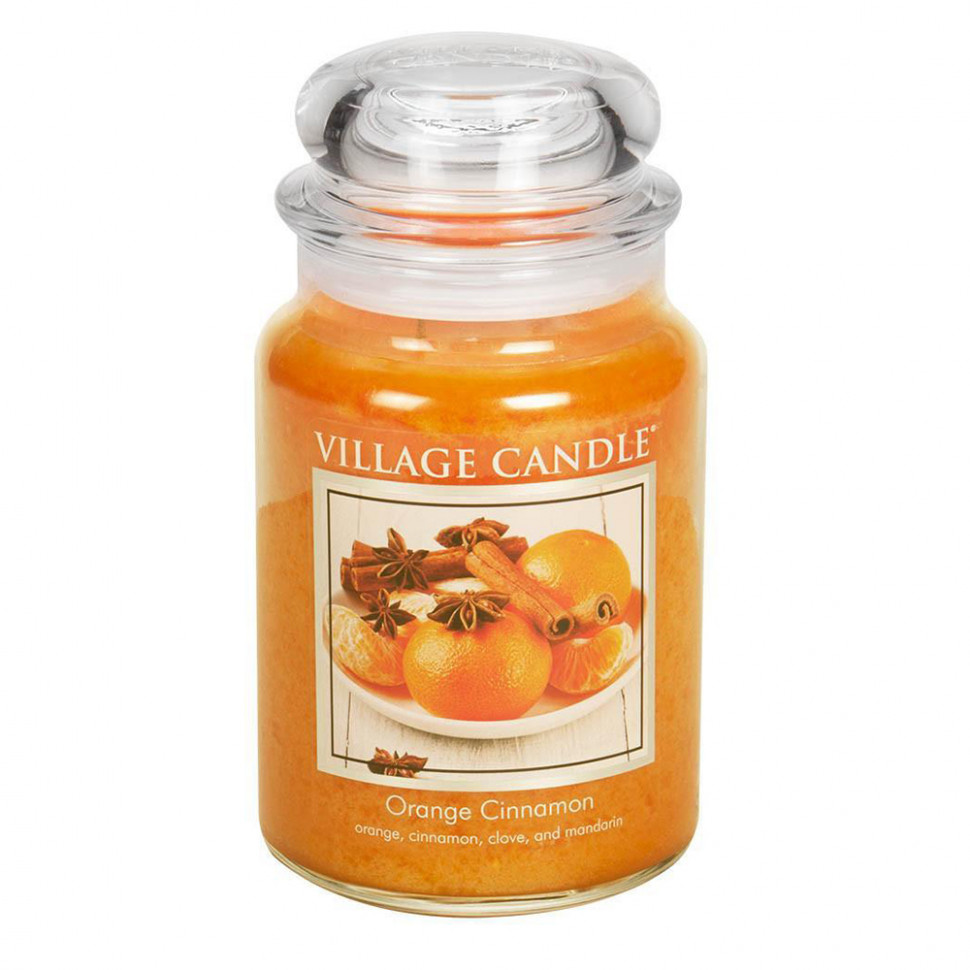 

Ароматическая свеча Village Candle Апельсин и корица (602 г)