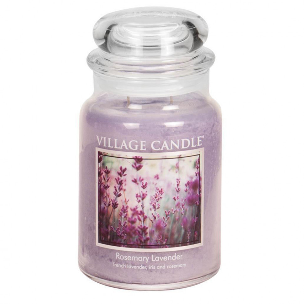 

Ароматическая свеча Village Candle Розмарин и лаванда (602 г)