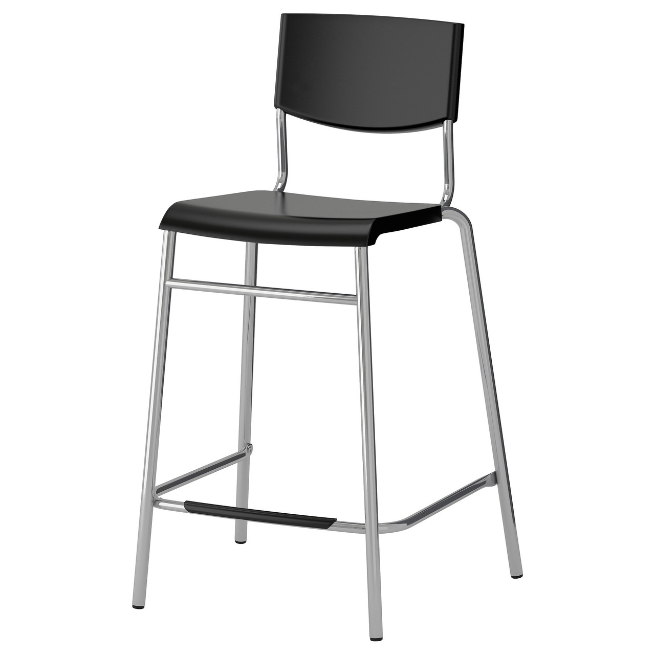 

Stig стул барный IKEA черный (101.527.00)