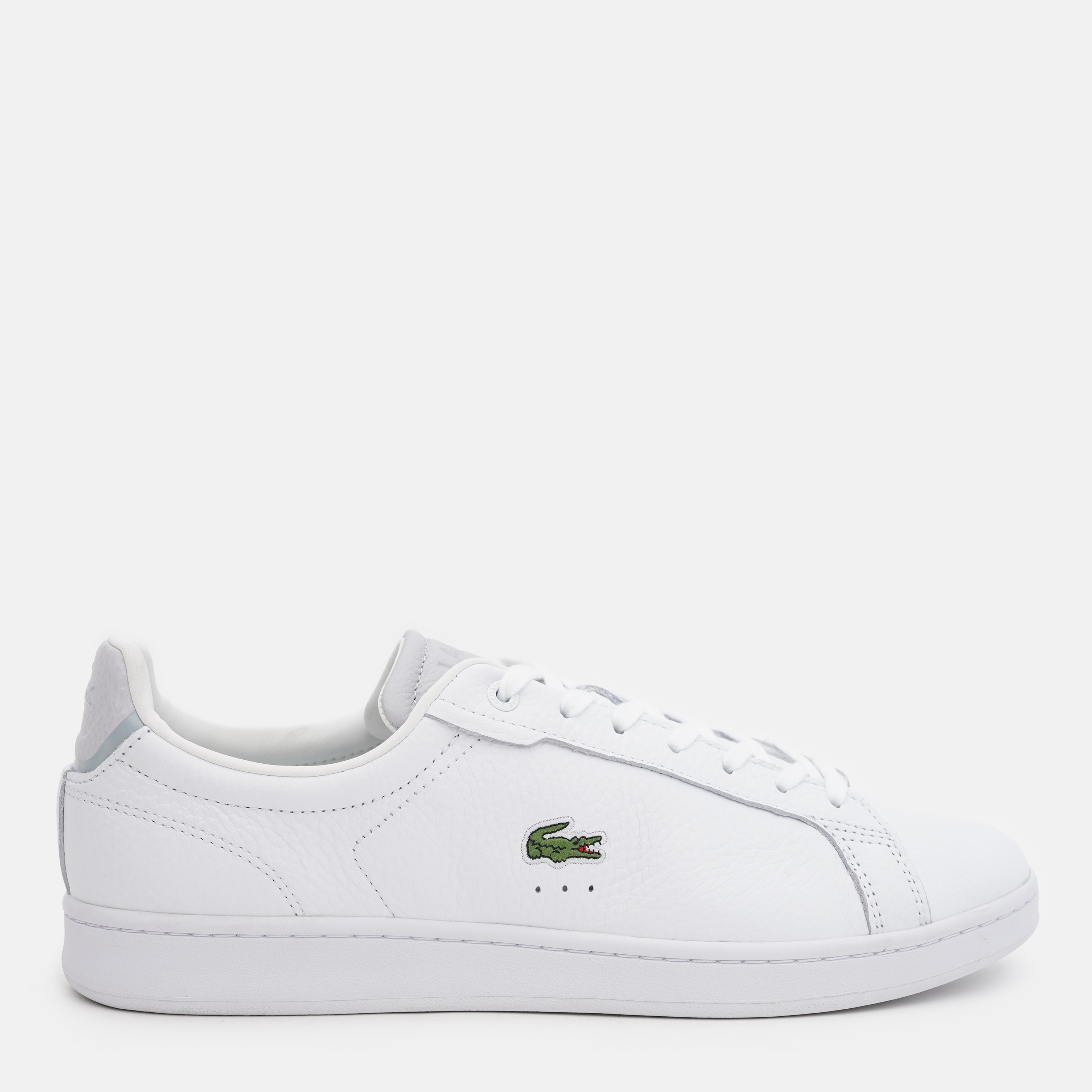 Акція на Чоловічі кеди низькі Lacoste Carnaby Pro 745SMA0062-14X 41 (T7.5) 25.8 см WHT/LT GRY від Rozetka