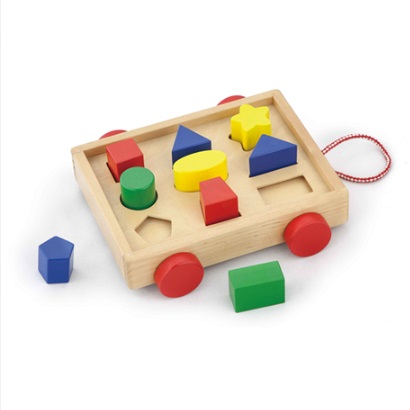 

Сортер Viga Toys Тележка с блоками 58583