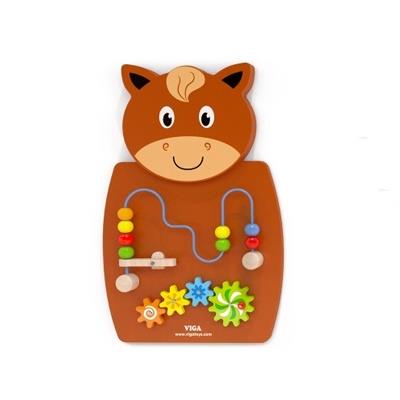 

Бизиборд Viga Toys Лошадь с лабиринтом 50678