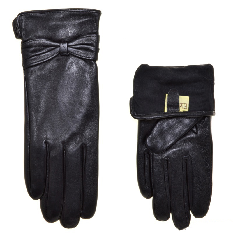 

Перчатки женские натуральная кожа, подкладка шелк, для сенсорных экранов, цвет черный, размер 7, pov28771