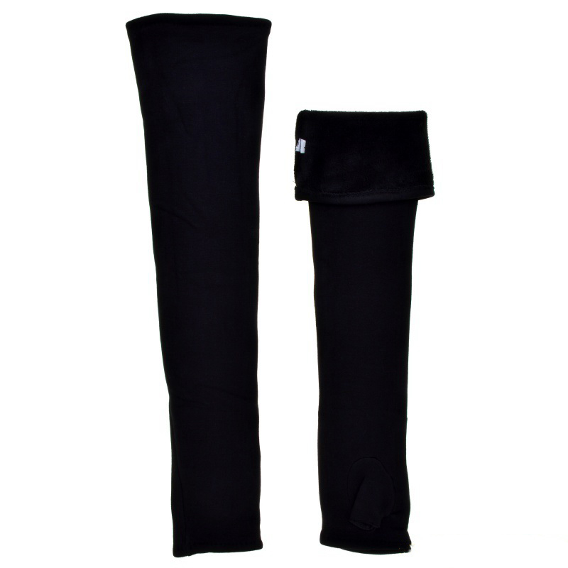 

Перчатки женские хлопок, подкладка плюш, цвет черный, размер 7, pov25955