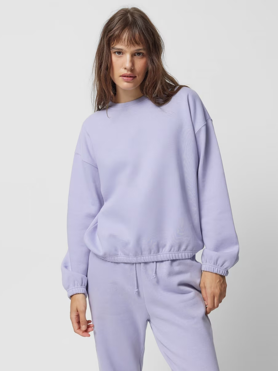 Акция на Світшот утеплений жіночий Outhorn Sweatshirt F663 OTHAW23TSWSF663-52S XS Фіолетовий от Rozetka