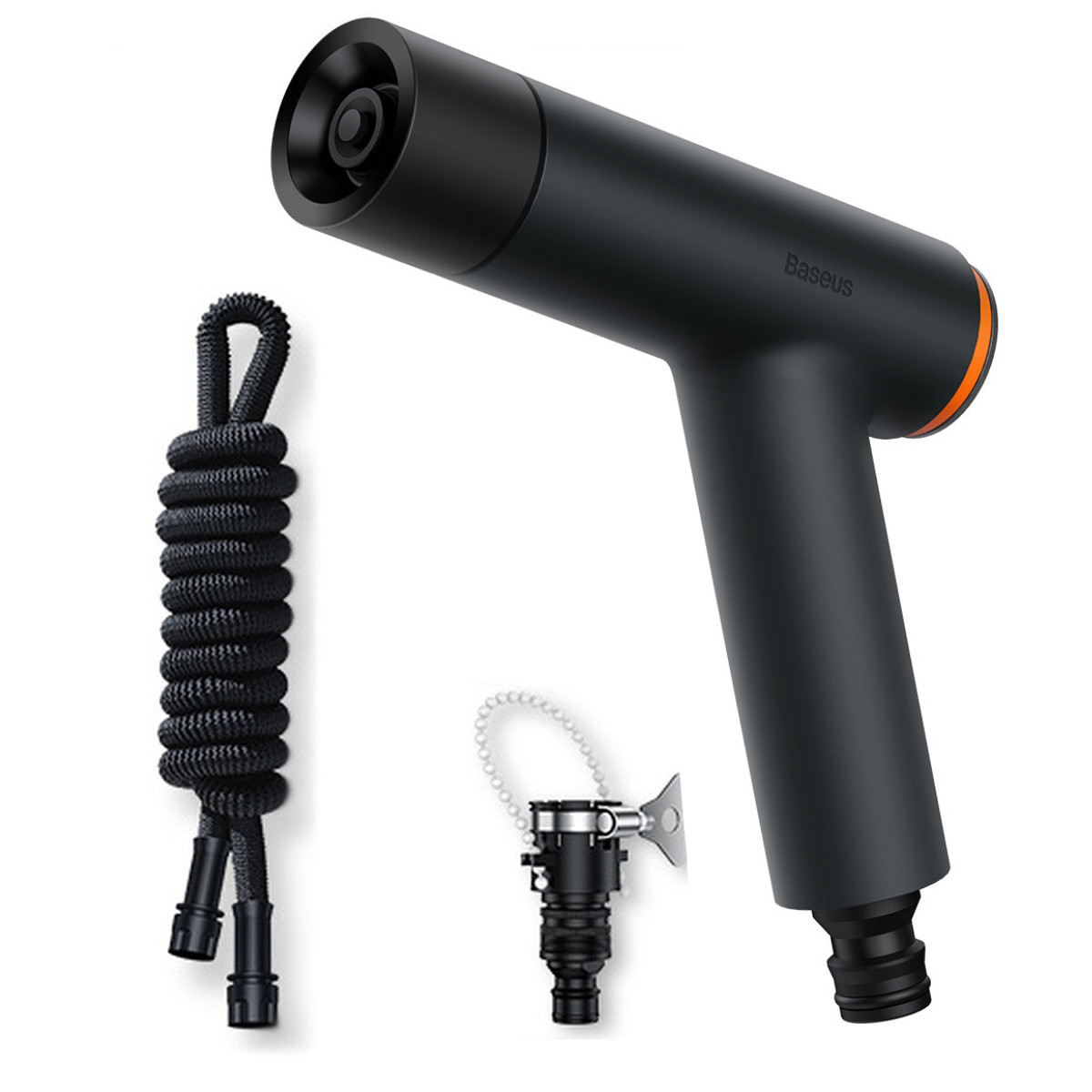 Минимойка пистолет для мойки Baseus GF3 Car Wash Nozzle (шланг 7,5м ...