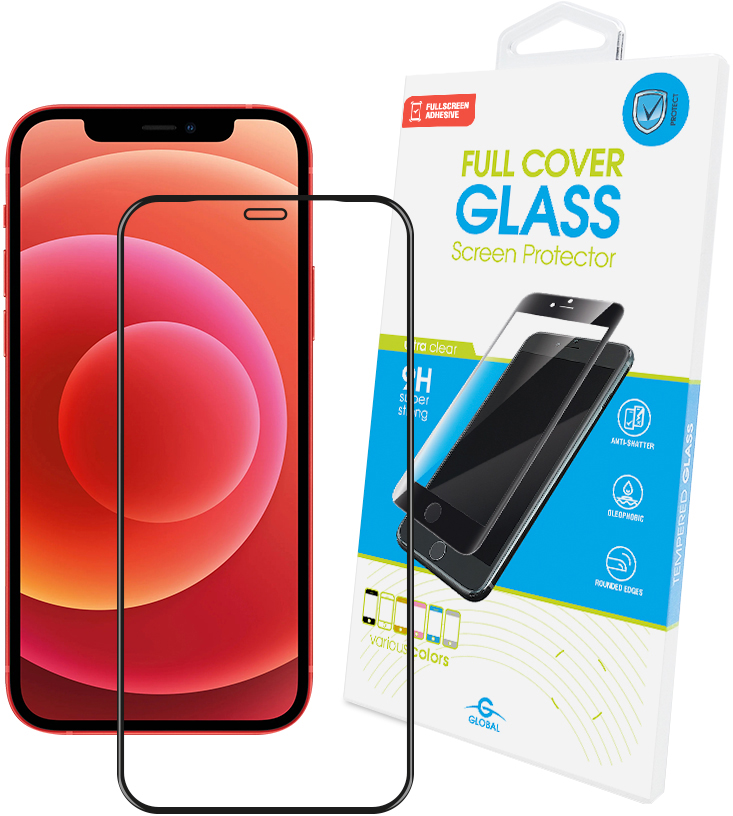 

Защитное стекло Global Full Glue для Apple iPhone 12 Pro Max Black