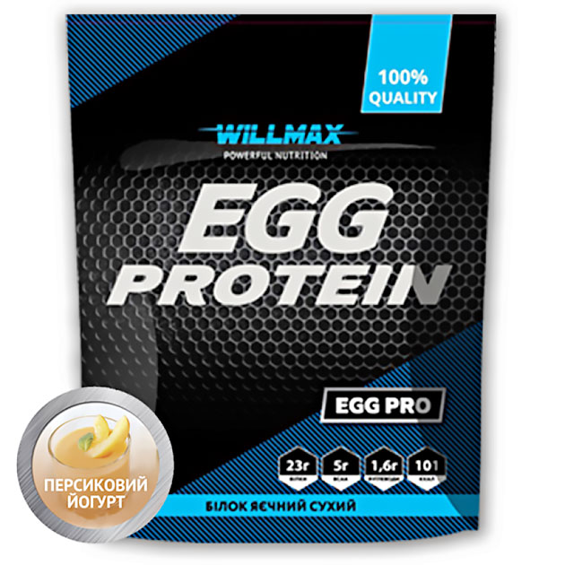 

Протеин Willmax Egg Protein 900 г Персиковый Йогурт