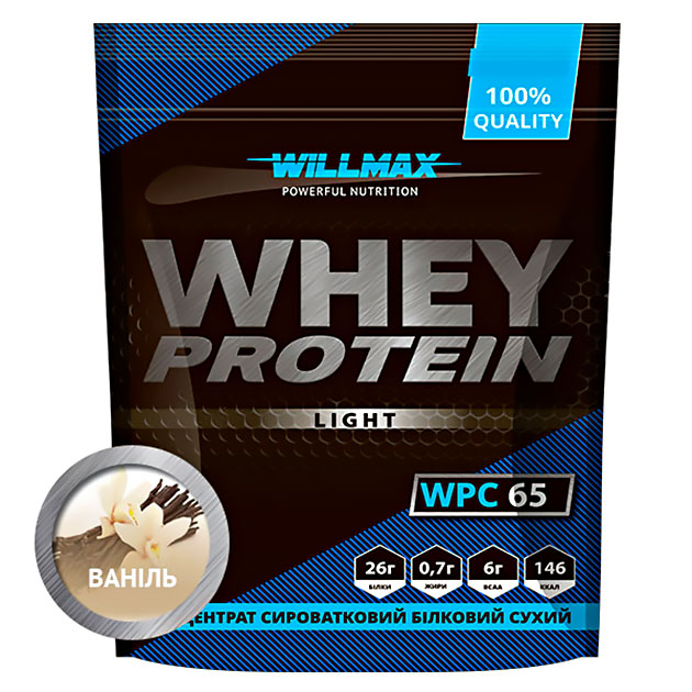 

Протеин Willmax Whey Protein 65 Light 1000 г Ваниль