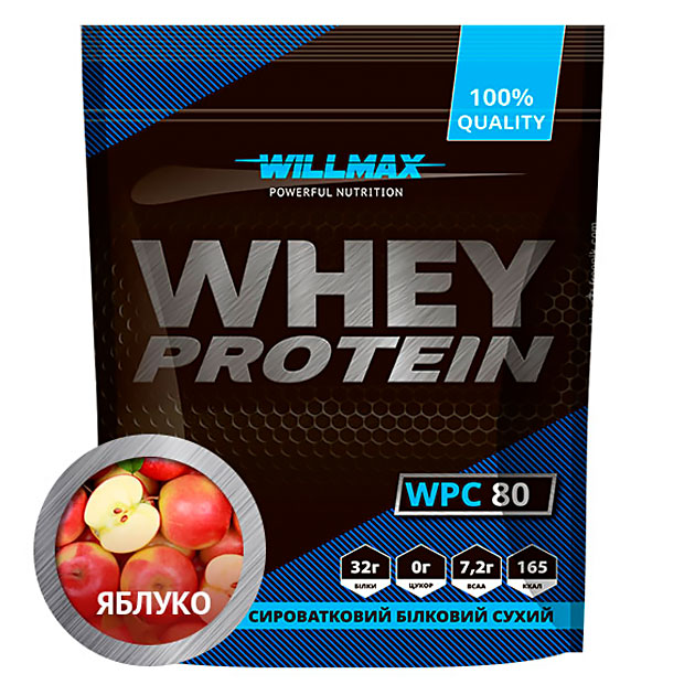 

Протеин Willmax Whey Protein 80 920 г Яблуко