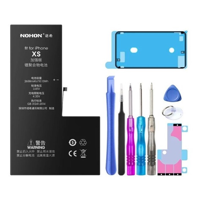 

Аккумулятор NOHON для Apple iPhone XS 2658mAh + набор инструментов (XS)